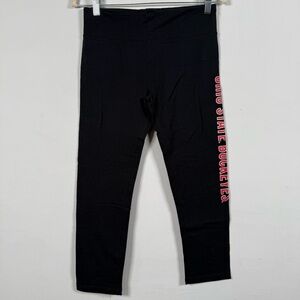 Women's Ohio State Buckeyes Cotton Black Leggings, Size M